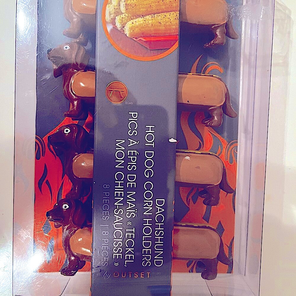Corn Holders (Dachshund / Hot Dog Themed‎ ( 4 Sets / new)